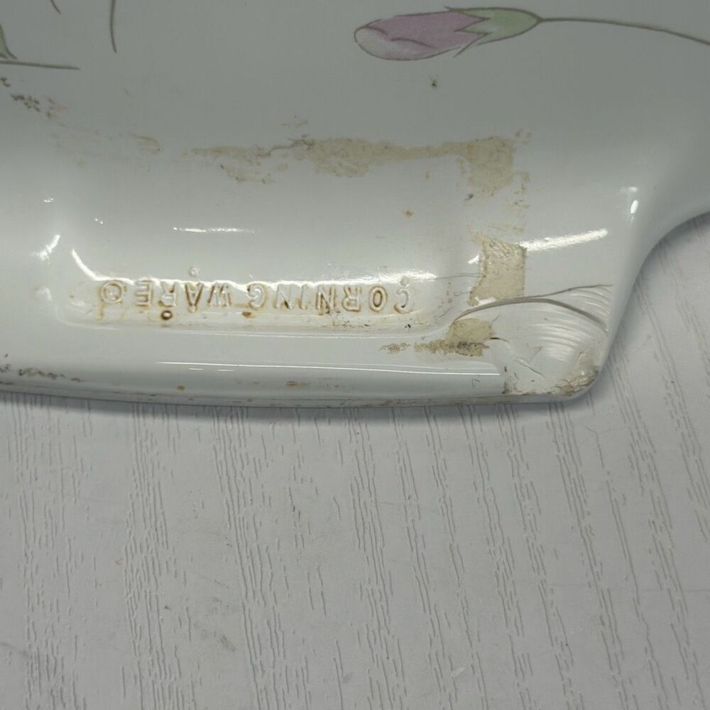 Corning Ware Spring Bouquet A-2-B 2 Liter Pastel Floral Casserole Dish NO Lid LO - Picture 5 of 7